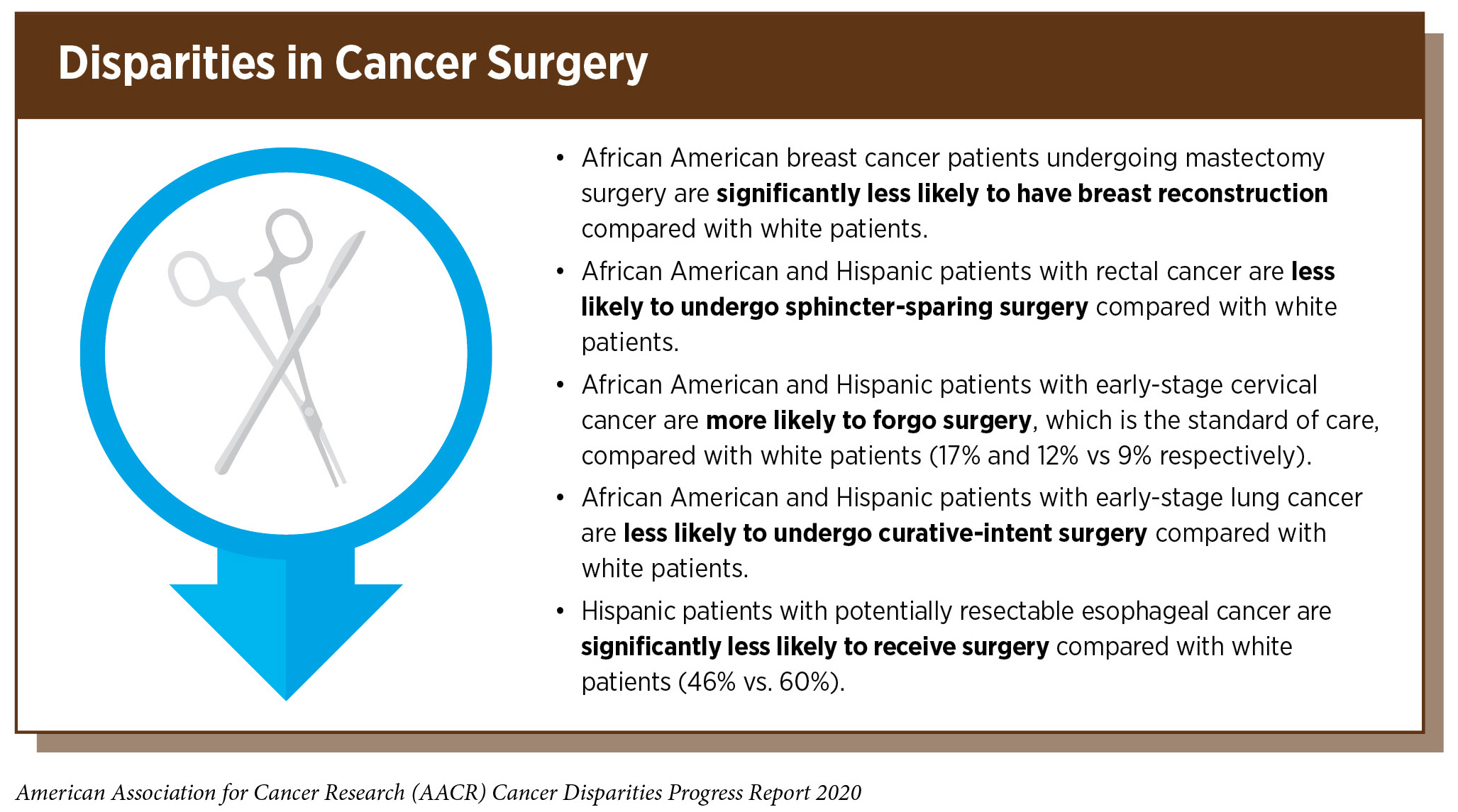 Cancer Treatment Disparities  AACR Cancer Disparities Progess