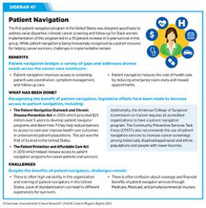Supporting Cancer Patients and Survivors | AACR Cancer Progress Report 2023