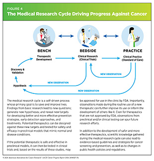 Figure 4: The Medical Research Cycle Driving Progress Against Cancer.