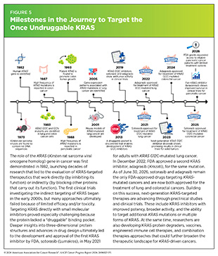 Figure 5: Milestones in the Journey to Target the Once Undruggable KRAS.